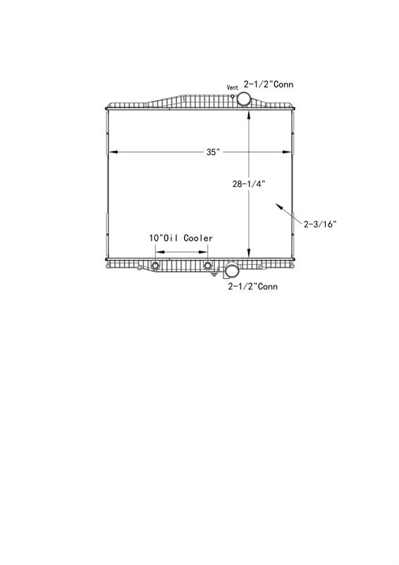 Volvo Radiator # 607041 Radiatorer