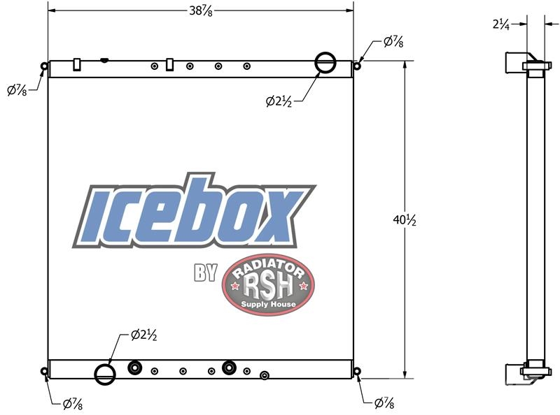 Western Star Radiator # 601124 Radiatoren