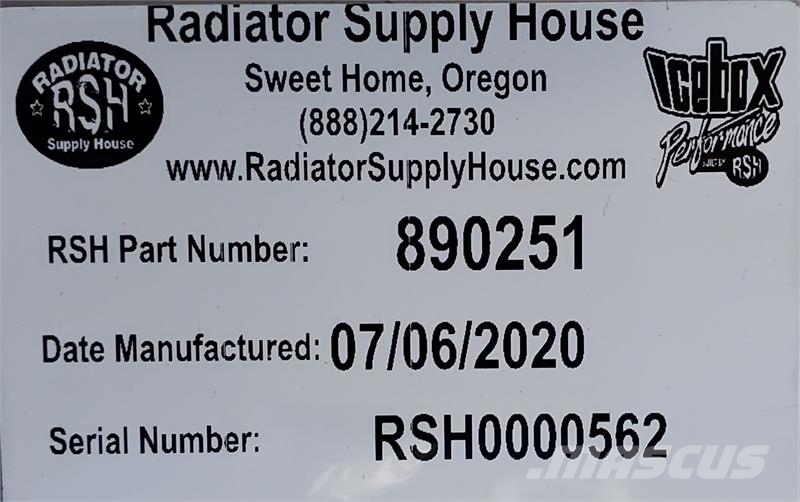 Yanmar Radiator # 890251 Radiadores