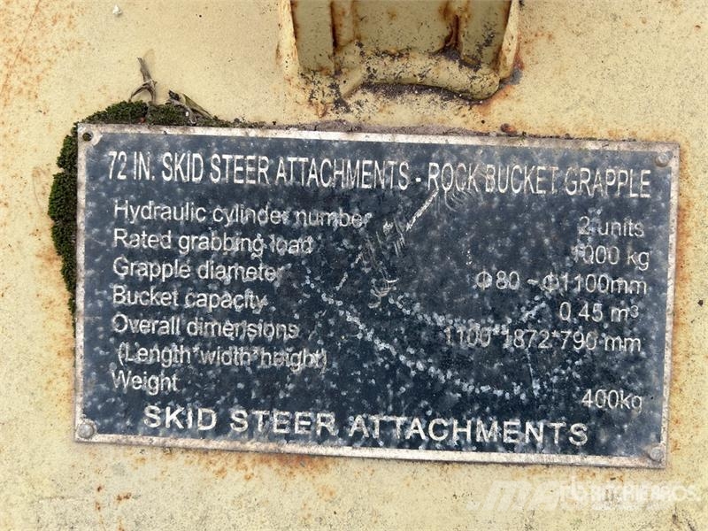  1830 mm Skid Steer Grapple Grapples