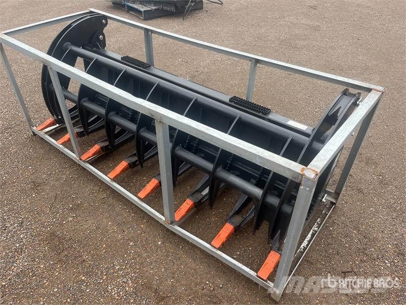  1950 mm Skid Steer Root Rake (Unused) مكابس وميبسات التبن