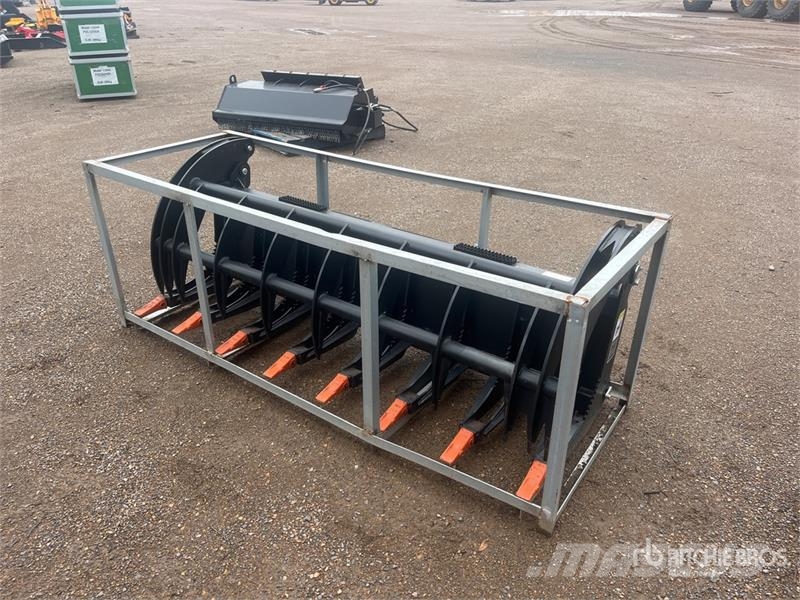  1950 mm Skid Steer Root Rake (Unused) مكابس وميبسات التبن