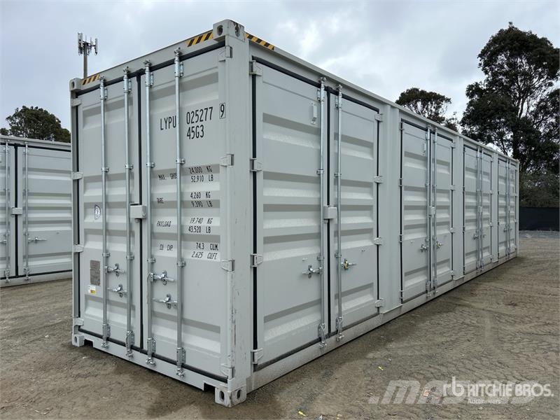  40 ft High Cube Multi-Door Storage Container Raktárkonténerek