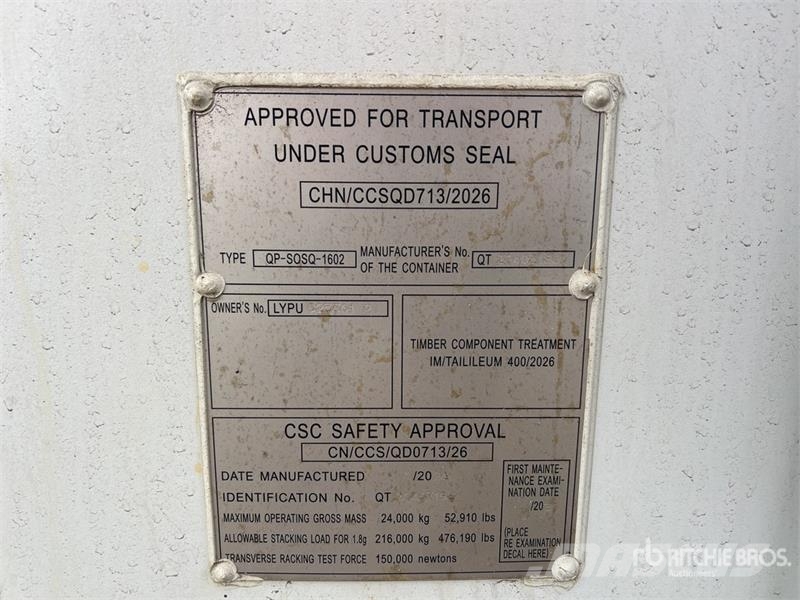 40 ft High Cube Multi-Door Storage Container Skladové kontejnery