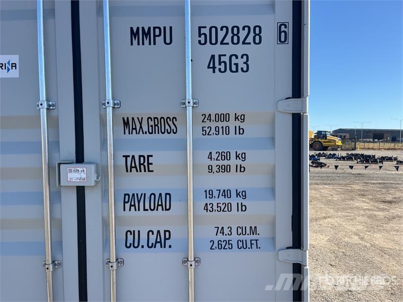 40 ft High Cube Multi-Door Storage Container (Unus Lagerbehälter