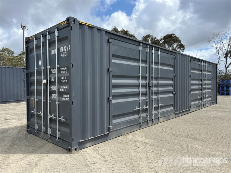 40 ft High Cube Multi-Door Storage Container (Unus 貯蔵