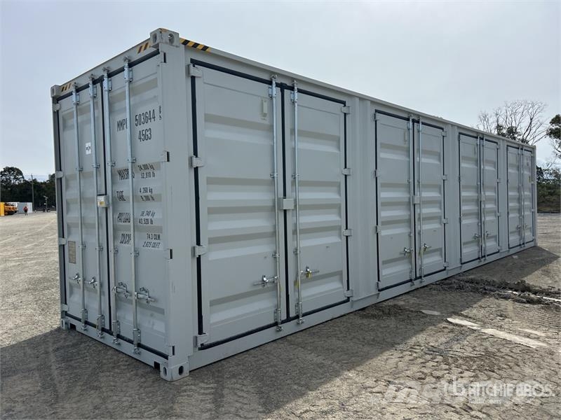 40 ft High Cube Multi-Door Storage Container (Unus Raktárkonténerek