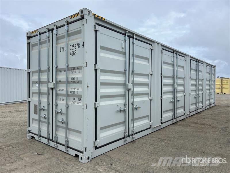  40 ft High Cube Multi-Door Storage Container Raktárkonténerek