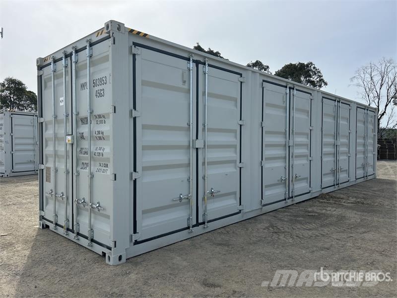 40 ft High Cube Multi-Door Storage Container (Unus Raktárkonténerek