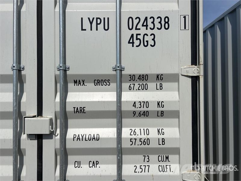40 ft High Cube Multi-Door Storage Container Lagerbehälter