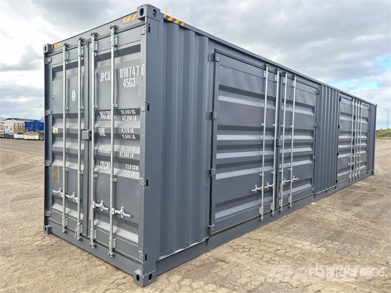  40 ft High Cube Multi-Door Storage Container (Unus Depolama konteynerleri