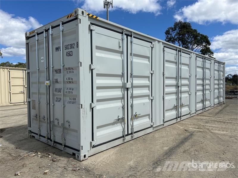  40 ft High Cube Multi-Door Storage Container (Unus 貯蔵