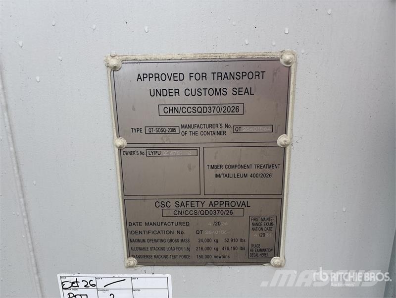 40 ft High Cube Multi-Door Storage Container 贮藏箱