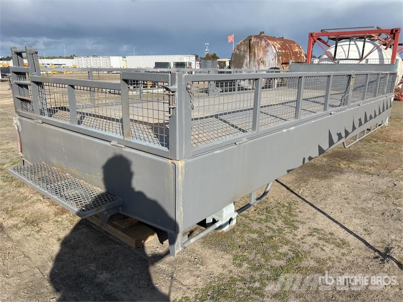 7000 L Flat Top Skid-Mounted Mud Tank Oprema za skladištenje i opskrbu plinom