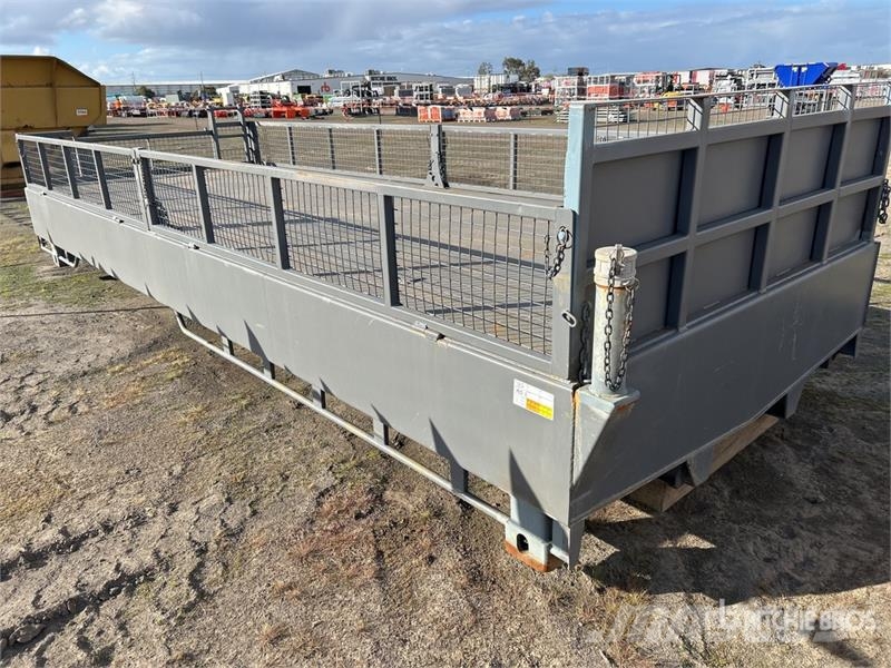7000 L Flat Top Skid-Mounted Mud Tank Oprema za skladištenje i opskrbu plinom
