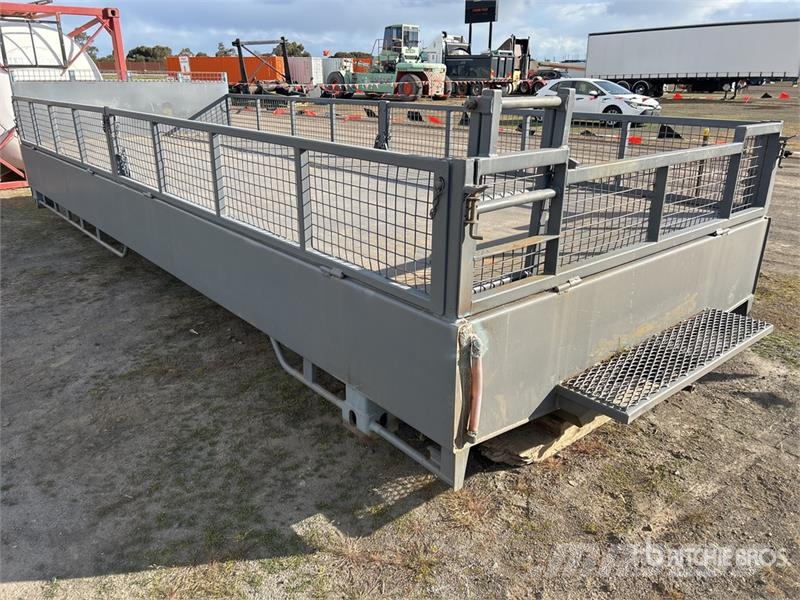 7000 L Flat Top Skid-Mounted Mud Tank Oprema za skladištenje i opskrbu plinom