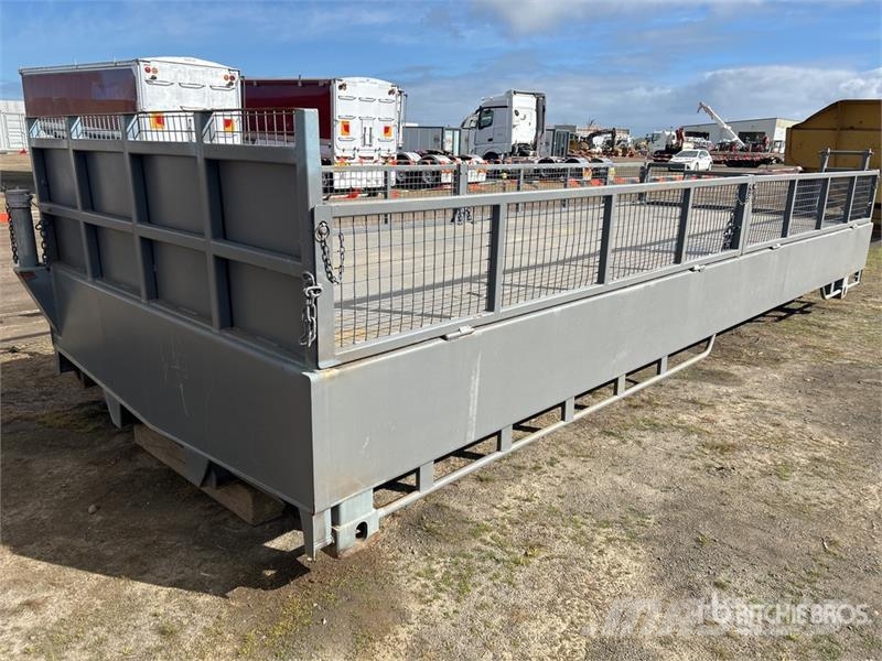 7000 L Flat Top Skid-Mounted Mud Tank Oprema za skladištenje i opskrbu plinom