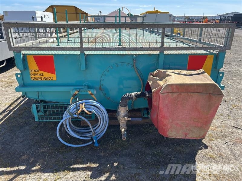 8000 L Flat Top Skid-Mounted Mud Tank Equipo de almacenamiento y provisión de gas
