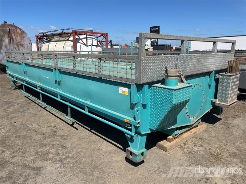 8000 L Flat Top Skid-Mounted Mud Tank Equipo de almacenamiento y provisión de gas