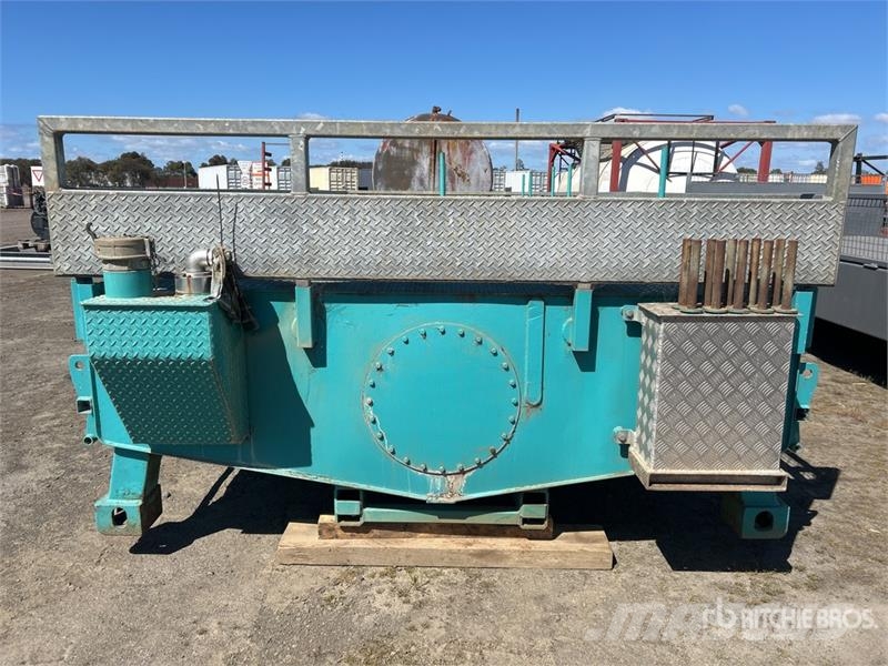 8000 L Flat Top Skid-Mounted Mud Tank Equipo de almacenamiento y provisión de gas
