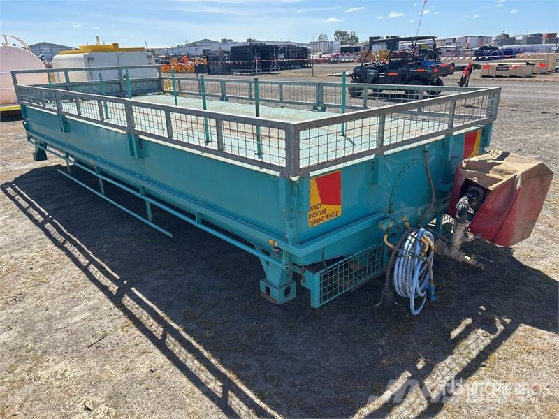 8000 L Flat Top Skid-Mounted Mud Tank Equipo de almacenamiento y provisión de gas