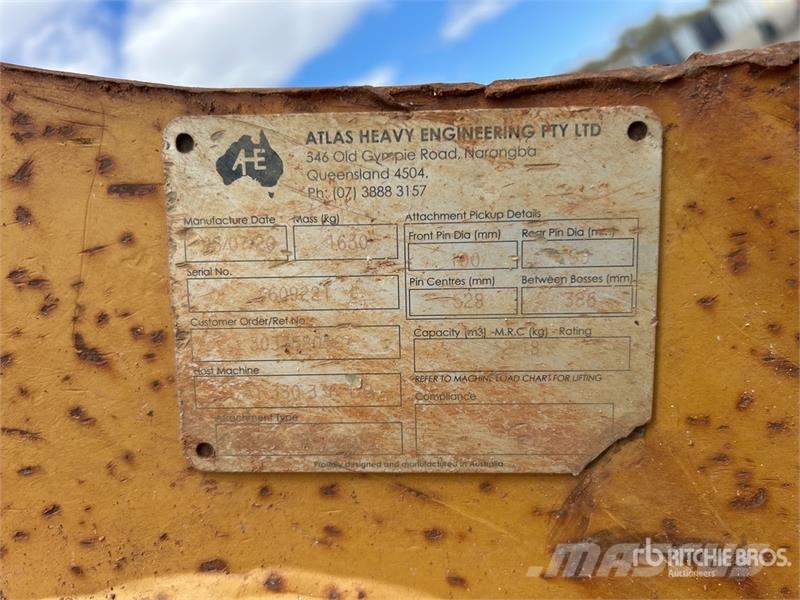 AE 1400 mm Q/C Digging Excavator Bucket - Fits Cat Schaufeln