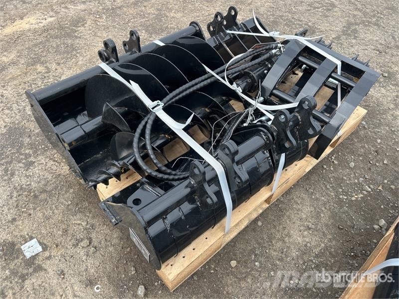 AGT 12EX-ATA Q/C Quantity of (9) Mini Excavator Attach Other components