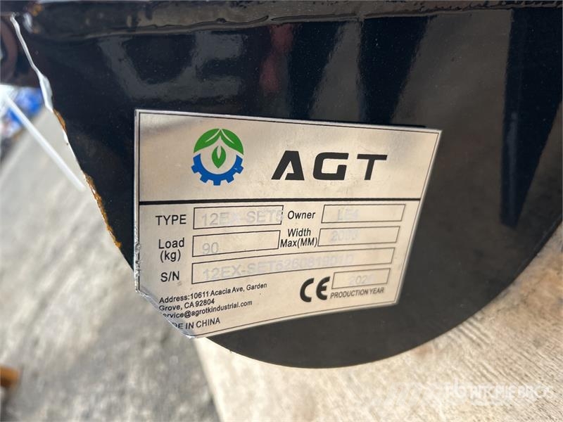 AGT 12EX-SET5 Quantity of (5) Mini Excavator Attachmen Other components