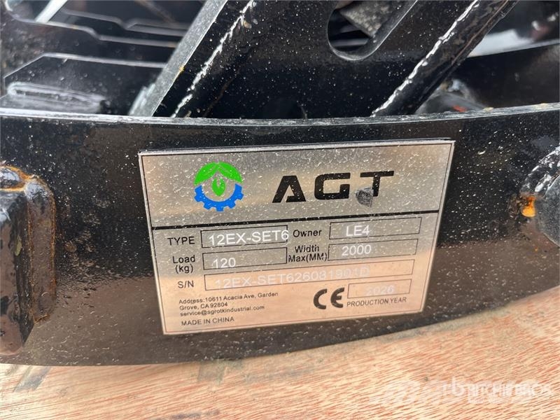 AGT 12EX-SET6 Quantity of (6) Mini Excavator Attachmen Other components