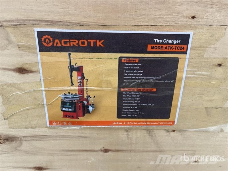 AGT ATK-TC24 Automatic Tire Changer (Unused) Other