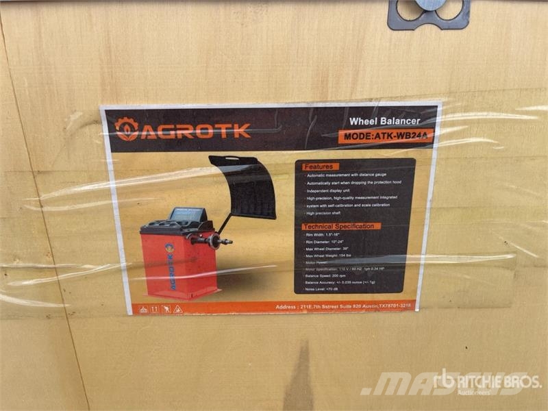 AGT ATK-WB24A Wheel Balancer (Unused) Other components