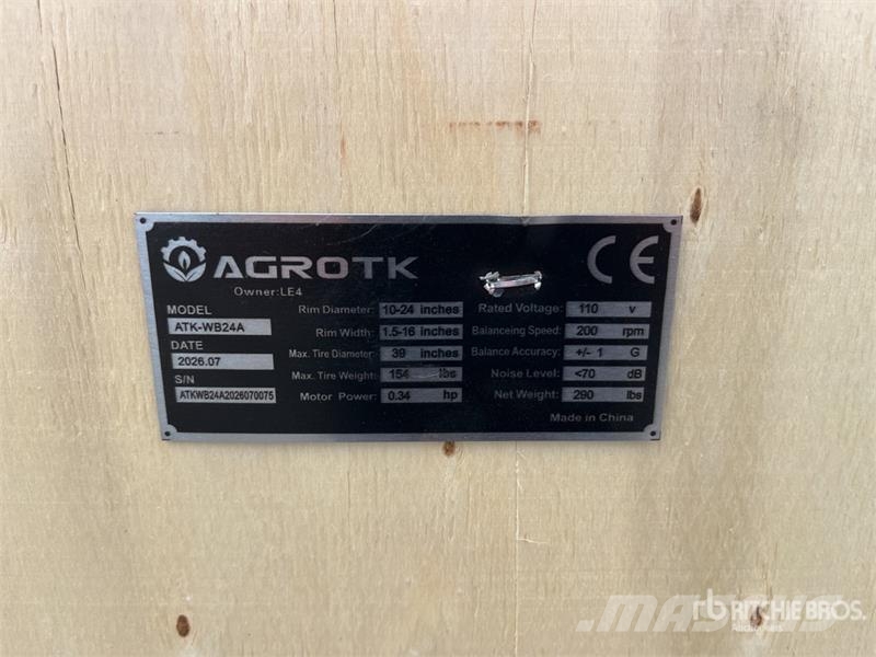 AGT ATK-WB24A Wheel Balancer (Unused) مكونات أخرى