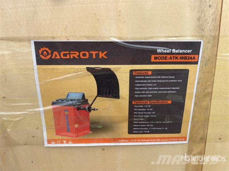 AGT ATK-WB24A Wheel Balancer (Unused) مكونات أخرى