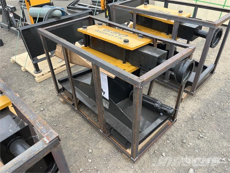 AGT PD680-PZ Hydraulic Skid Steer Post Driver (Unused) Fencing equipment