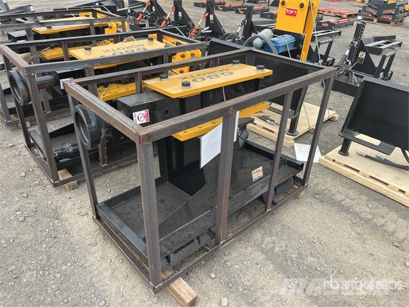 AGT PD680-PZ Hydraulic Skid Steer Post Driver (Unused) Fencing equipment