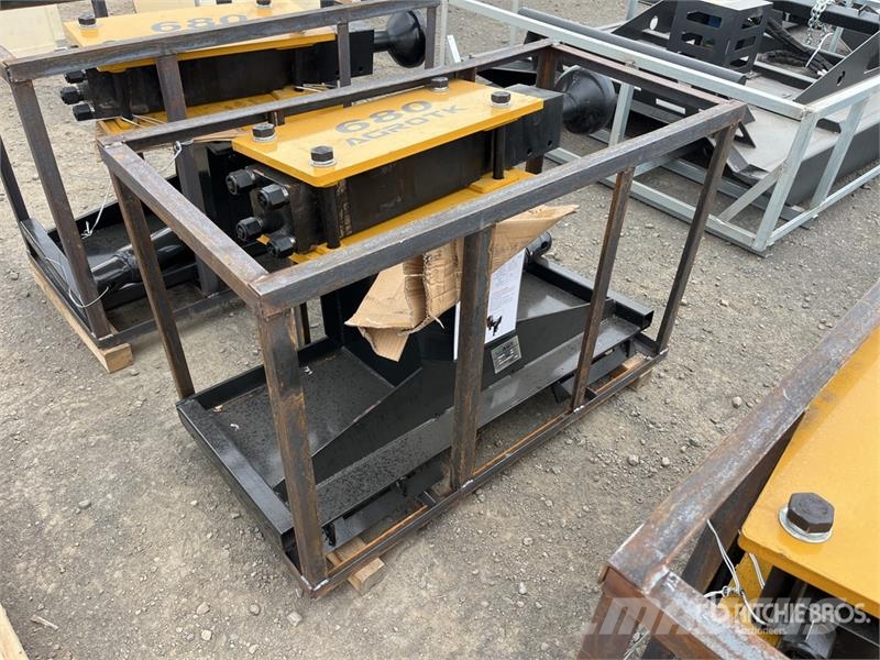 AGT PD680-PZ Hydraulic Skid Steer Post Driver (Unused) Fencing equipment