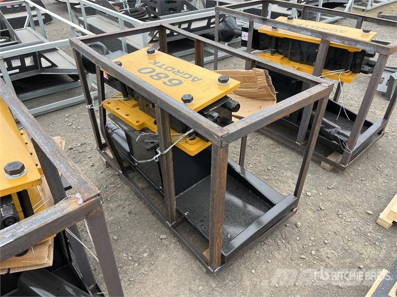 AGT PD680-PZ Hydraulic Skid Steer Post Driver (Unused) Fencing equipment