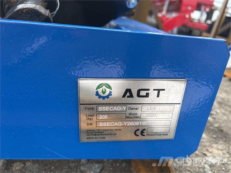 AGT SSECAG-Y 350 mm, 300 mm, 150 mm, Augers Skid Steer Drills