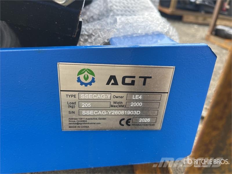 AGT SSECAG-Y Skid Steer Auger (Unused) Drills