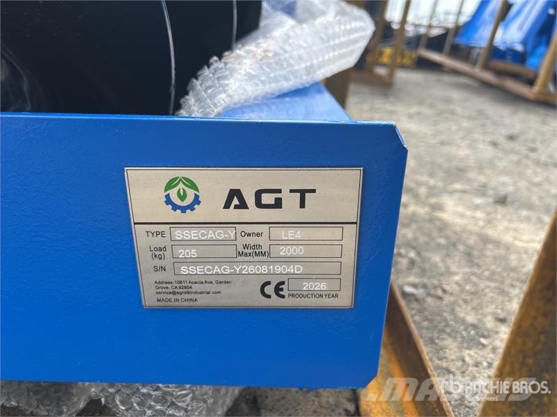 AGT SSECAG-Y Skid Steer Auger (Unused) Drills