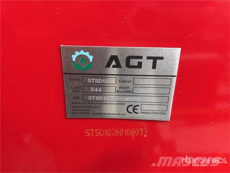 AGT STSD10 2000 mm Skid Steer Seeder (Unused) Sejačice