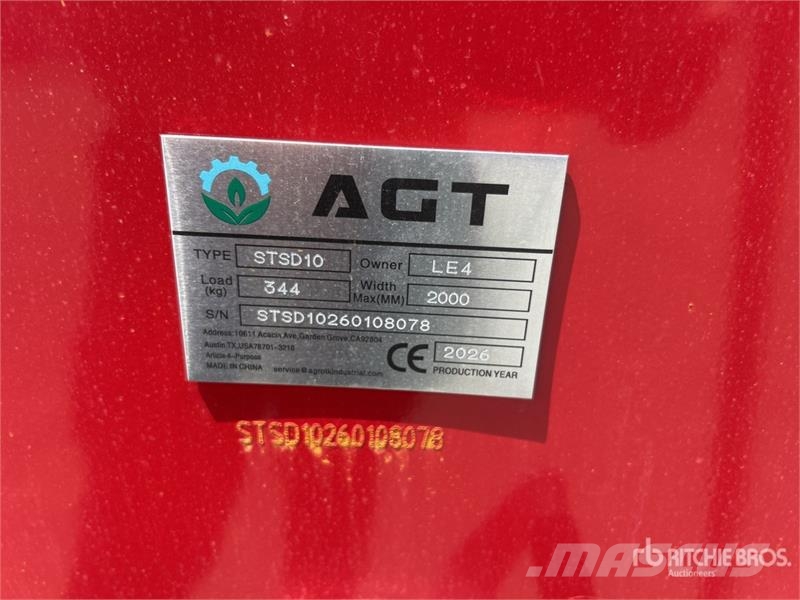AGT STSD10 3-Point & Skid Steer Seeder (Unused) مثاقيب