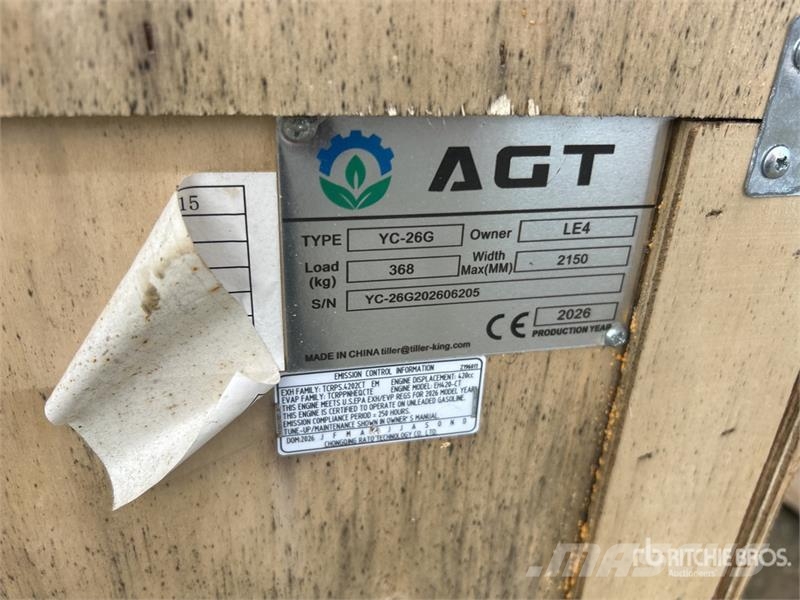 AGT YC-26G Portable Sawmill (Unused) Zaagmachines
