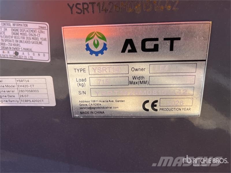 AGT YSRT14 Skid steer mini utovarivači