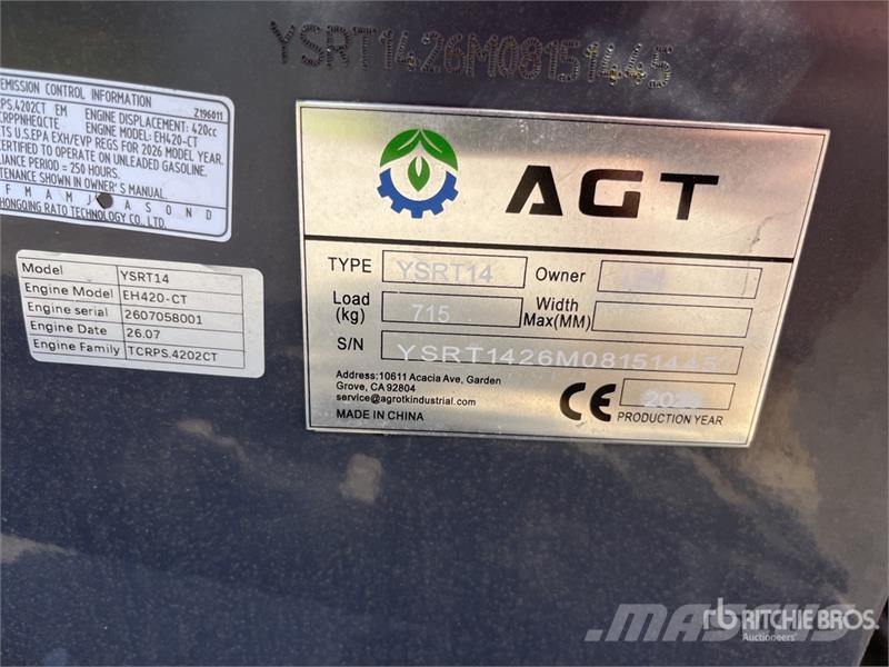 AGT YSRT14 Kompaktlastare