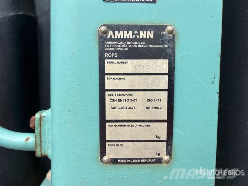 Ammann AP240 8 Wheel Pneumatic Roller Pneumatikus kerekes hengerek