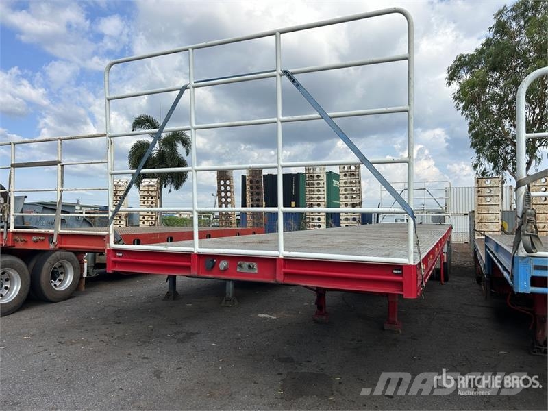  Anda Trailers Tri/A 13.2 m - 21.5 m Extendable Fla مقطوروات مسطحة/مفصلية الجوانب