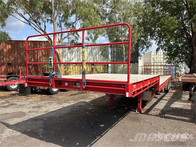  Anda Trailers Tri/A 13.4 m - 21.5 m Extendable Ste مقطوروات مسطحة/مفصلية الجوانب