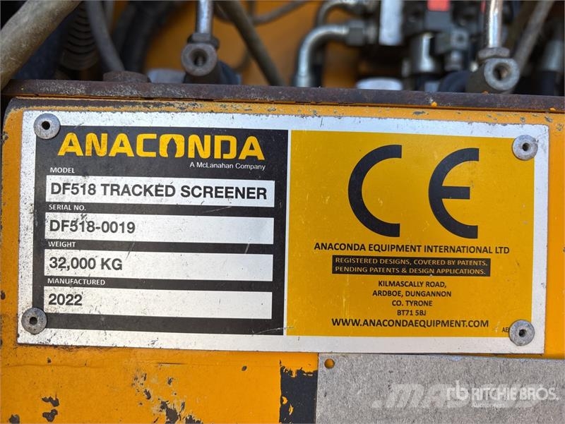 Andaconda DF518 Tracked Incline Scalping Screen Pl Screeners