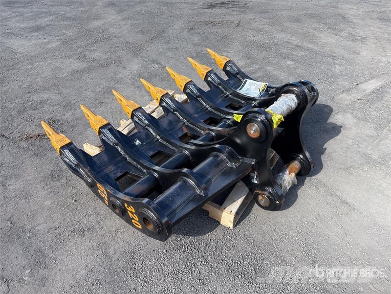 Arteer 1700 mm Q/C Excavator Rake Vaalutid ja kaarutid